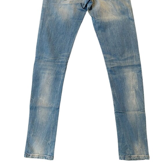 Retro Vintage G-Star Raw Refender Aged Destroyed Skinny Jeans Pants Sz 25 NWT - Picture 13 of 13